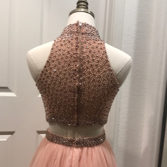 SHERRI HILL DUSTY PINK TWO PIECES - Picture 7 of 8